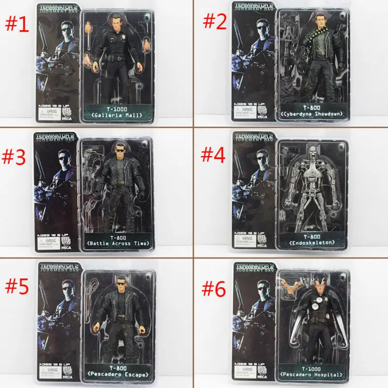 Neca Терминатор il giorno del giudizio подъем macchine ПВХ фигурку игрушки 6 стиле per la scelta libera