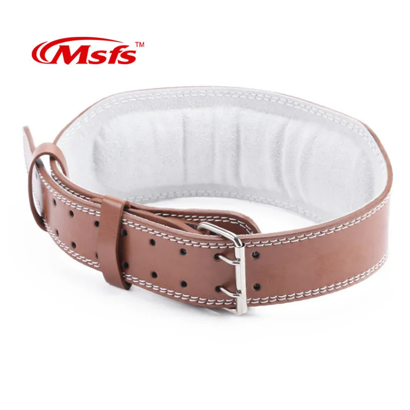 High Quality Weightlifting Belt PU Leather Gym Fitness Dumbbell Lumbar Support Crossfit Musculation