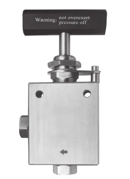 

Model : HS22142 9/16' Port 2200PSI/ 1500 Bar Right-angle installation Manual stainless steel needle valve for liquid pump