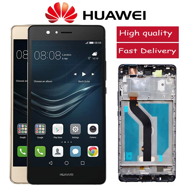 Оригинальный 5 2-дюймовый IPS LCD для HUAWEI P9 Lite VNS-L21 VNS-DL00 дисплей с кодирующий