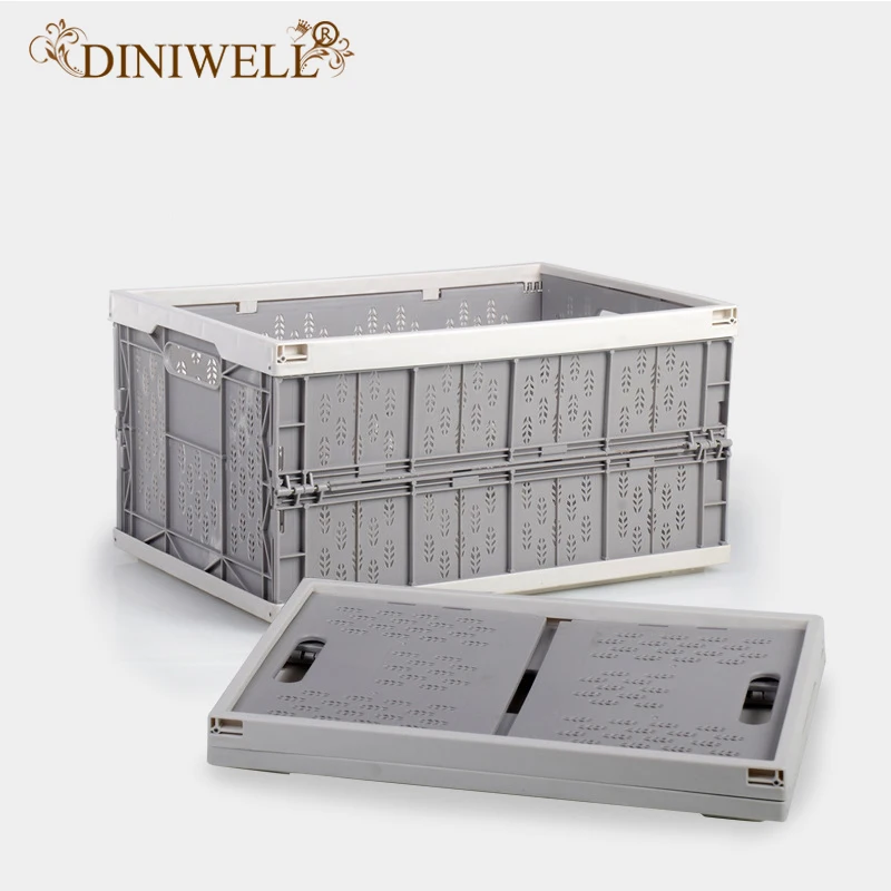 

DINIWELL Multi-function Car Folding Fruit Basket Plastic Storage Box Thickened Home Sundries Organizer Container Drain Baskets