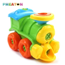 Baby Plastic Toy DIY Assembling Building Blocks Assembly Classic Motorcycle Model Tool Clamp With Screwdriver Educational Toys