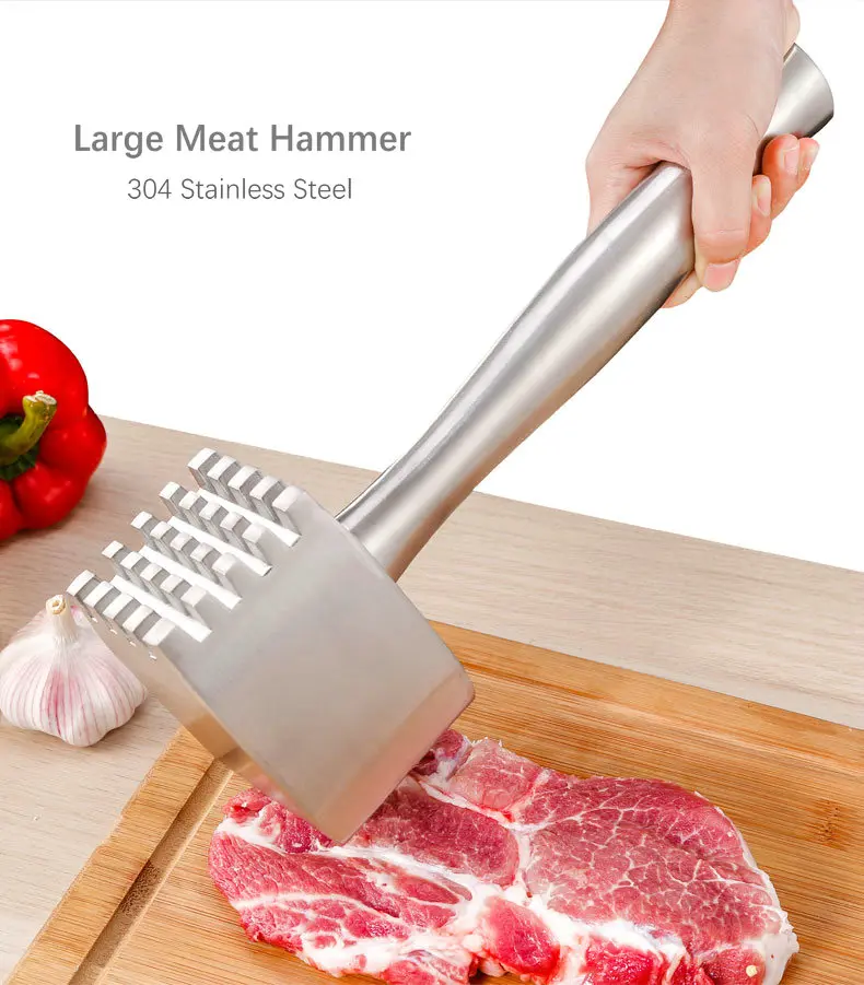 

Creative Large Meat Hammer Grill Meat Tenderizer Pork Steak Hammer Kitchen Manual Food Chopper
