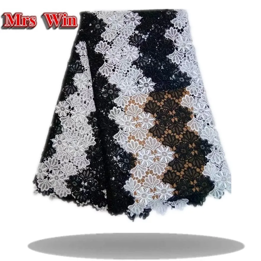 

Noble tulle lace fabric high quality african watersoluble bridal lace embroidery french lace fabric for lace evening dresses