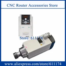 GDF60-18Z/4,5 4 керамических шпиндель на подшипниках мотора 4.5Kw 18000 об/мин шпиндель с воздушным охлаждением двигатель ER25/ER32+ преобразователь частоты vfd