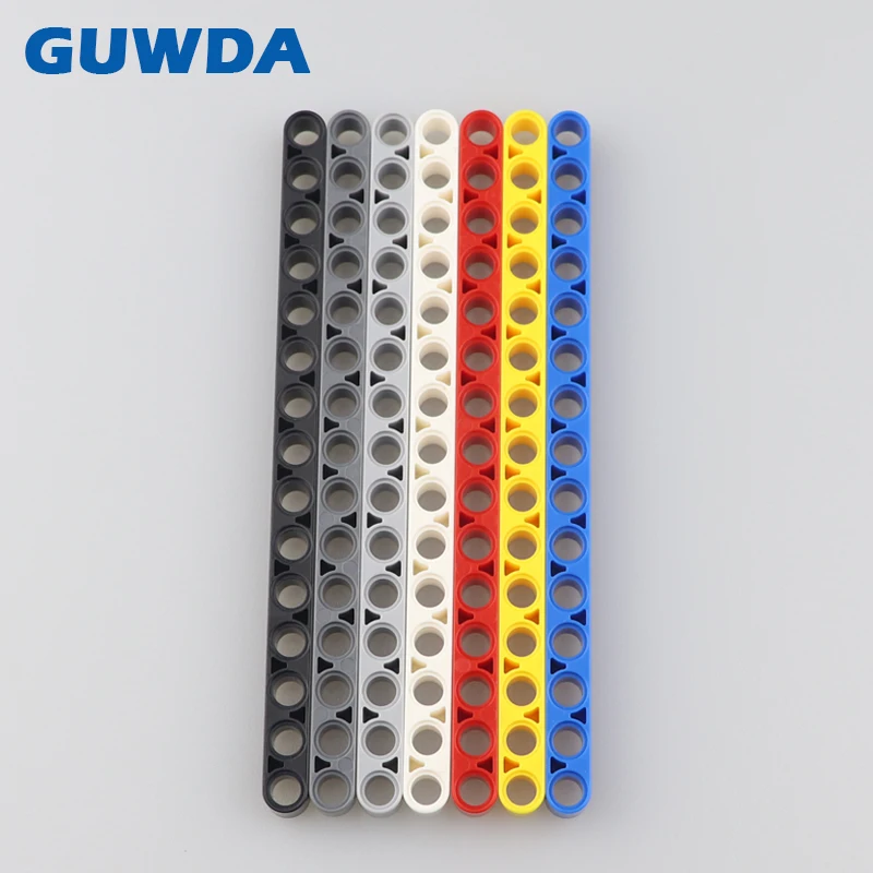 

50PCS Technic Parts Liftarm 1x15 Thick Bulk Bricks DIY Truck Crane Accessories Compatible Legoed MOC Building Blocks Toys 32278