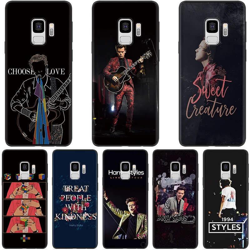 

One Direction Tattoos Harry Styles Black Case For Samsung Galaxy J3 J5 J7 Prime J6 J4 2018 2016 2017 For Samsung Note 8 9 Case