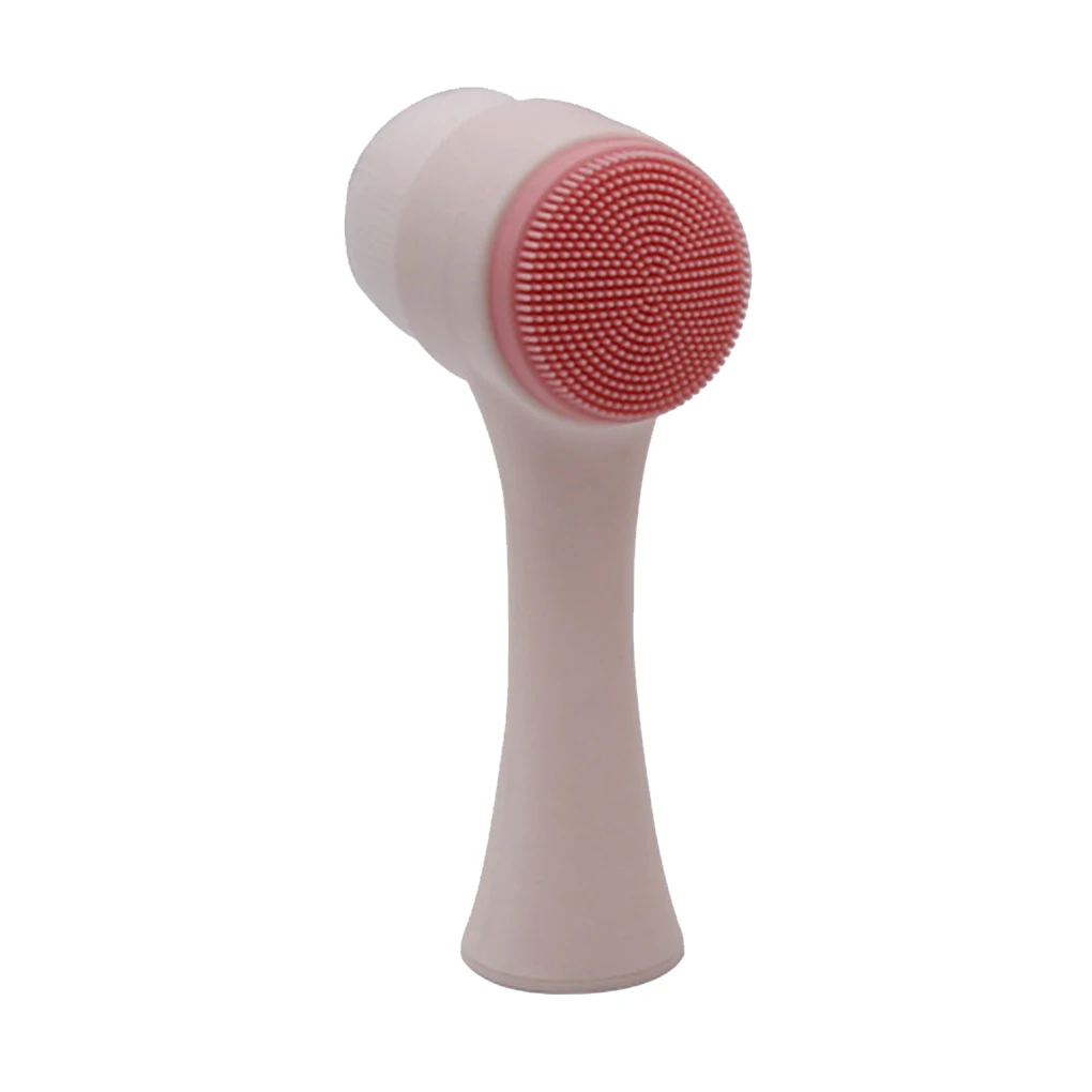 Лучшие продажи 3D Чистка стирка лица вибрационная Массажная щетка двухстороннее Силиконовое очищающее средство для лица средство для удаления прыщей и угрей