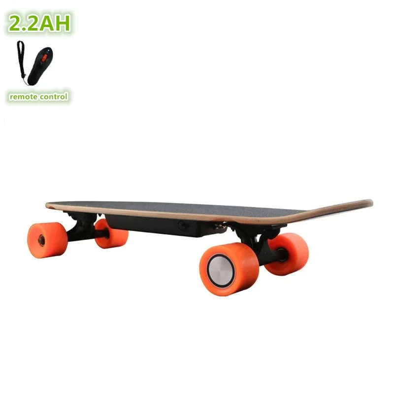 

2017 new Smart Electric Skateboard Remote Control Four-wheel Scooters Longboard Scooter 2.2ah