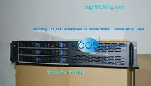 New 2U 6 disk hot plug chassis server HD monitor frame type hot swap chassis 650mm length 2U case with hot swap