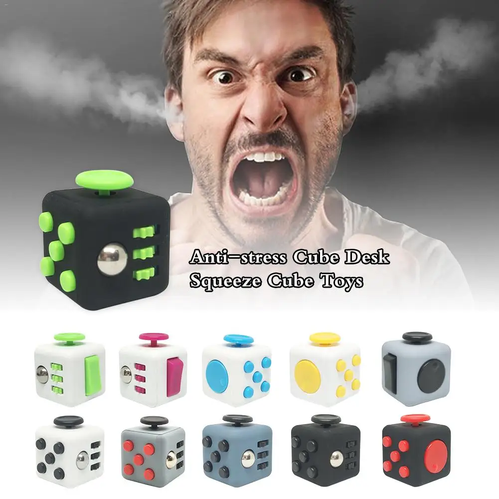 

Anti-stress Cube Desk Squeeze Cube Toys Stress Relief Hand Magic Mini Cube Game And Puzzle