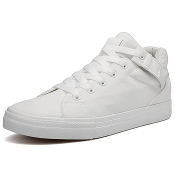 

New Popular Men Casual Shoes Lace Up Men Flats Shoes Microfiber Comfortable Hombres Zapatos Slip On Vulcanized canvas shoes 6579