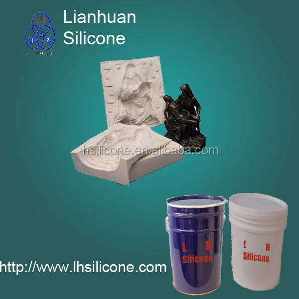 

60shore A hardness Liquid RTV-2 silicone for stamps for concrete, silicone mold for casting forms