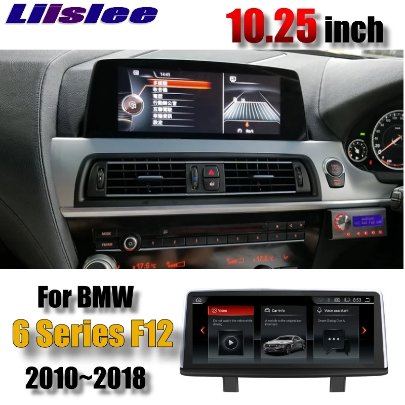 Для BMW 6 серии F12 2010 ~ 2018 LiisLee 10,25 "Android CarPlay Автомобильный мультимедийный gps карта аудио радио оригинального стиль навигации NAVI