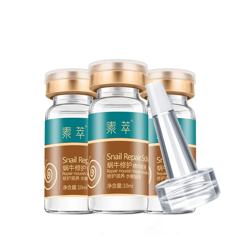 

Korean gold Snail extract white Serum Cream face scars skin care Rejuvenation beauty Hyaluronic acid ampoules anti acne makeup