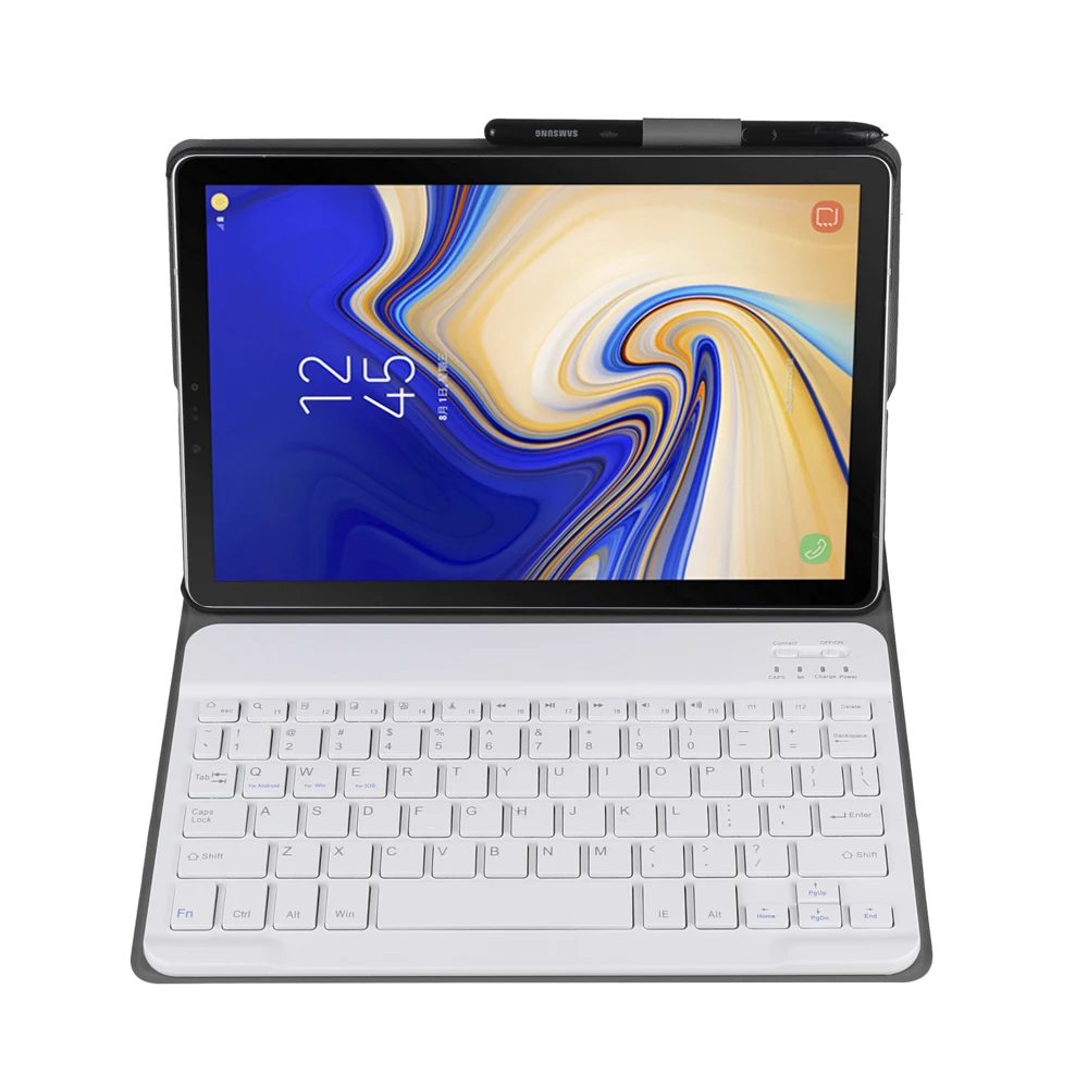 Ультра тонкий раздельный беспроводной bluetooth-клавиатура кожаный чехол для samsung Galaxy Tab A 10,1 дюймов T510 планшет клавиатура чехол s