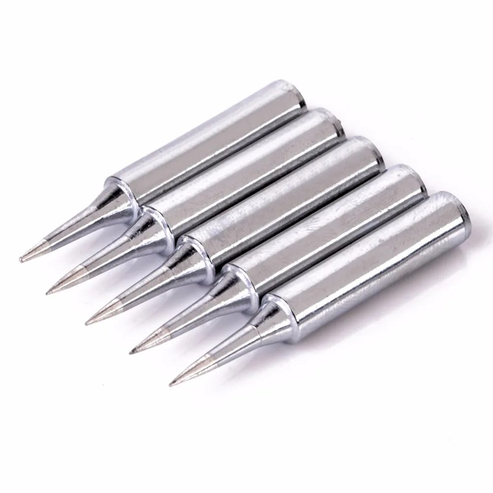 6pcs 900M-T Copper Iron Soldering Head Tips Electronic Solder Repair Tool Kit
