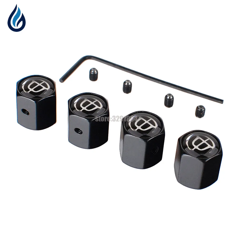 

Wheel Tire Valve Caps Anti-Theft stainless steel Cover For Brilliance v5 h530 h230 frv fsv v3 h220 m2 Car Accessories Styling