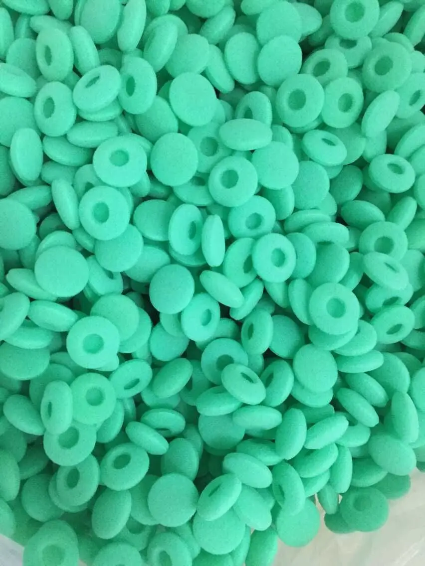 Linhuipad 18mm Green Earbud Foam Ear Cushions Replacement Earpads 3000pcs/ lot | Электроника