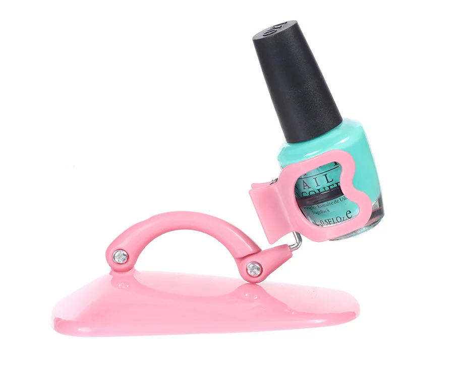 1PCS white pink nail polish bottle holder professional nail holder