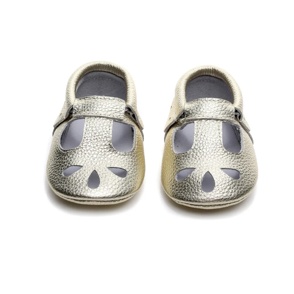 

Newborn Spring and Summer Mary Jane Genuine Leather Baby Moccasins Infant Girl Boy Shoes Hollow First Walker Toddler Crib Shoes