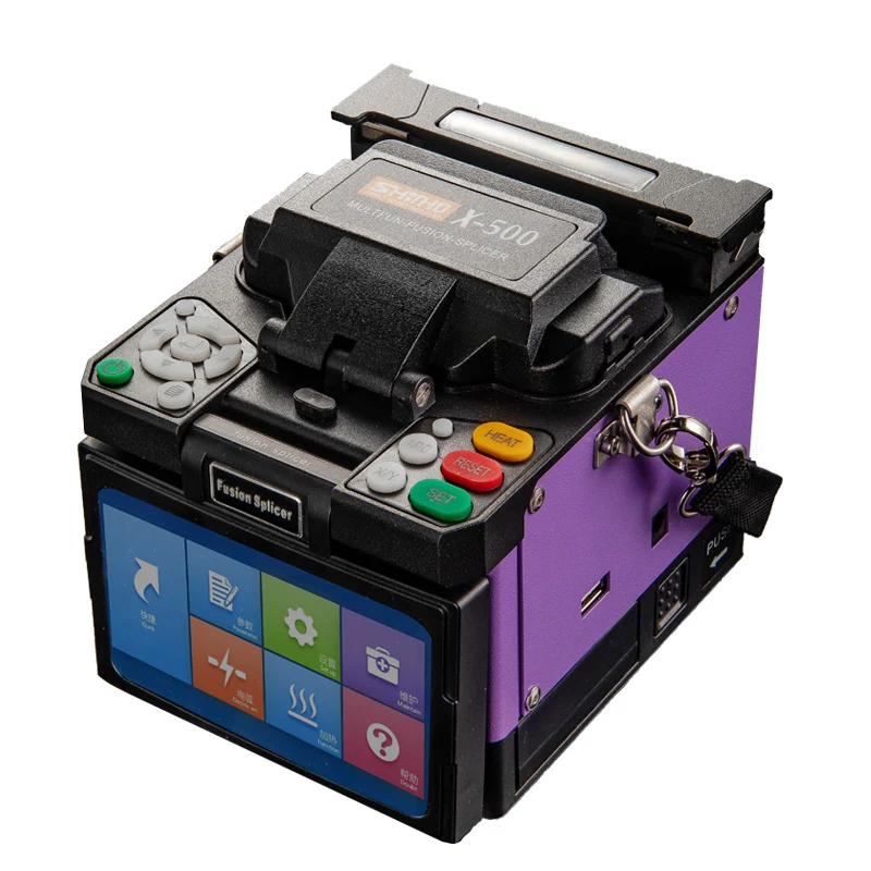 

X-500 Fusion Splicer Testing, X500 FTTH High Precision Dual Heater 7s Fiber Optic price ,fiber fusion splicer free by DHL