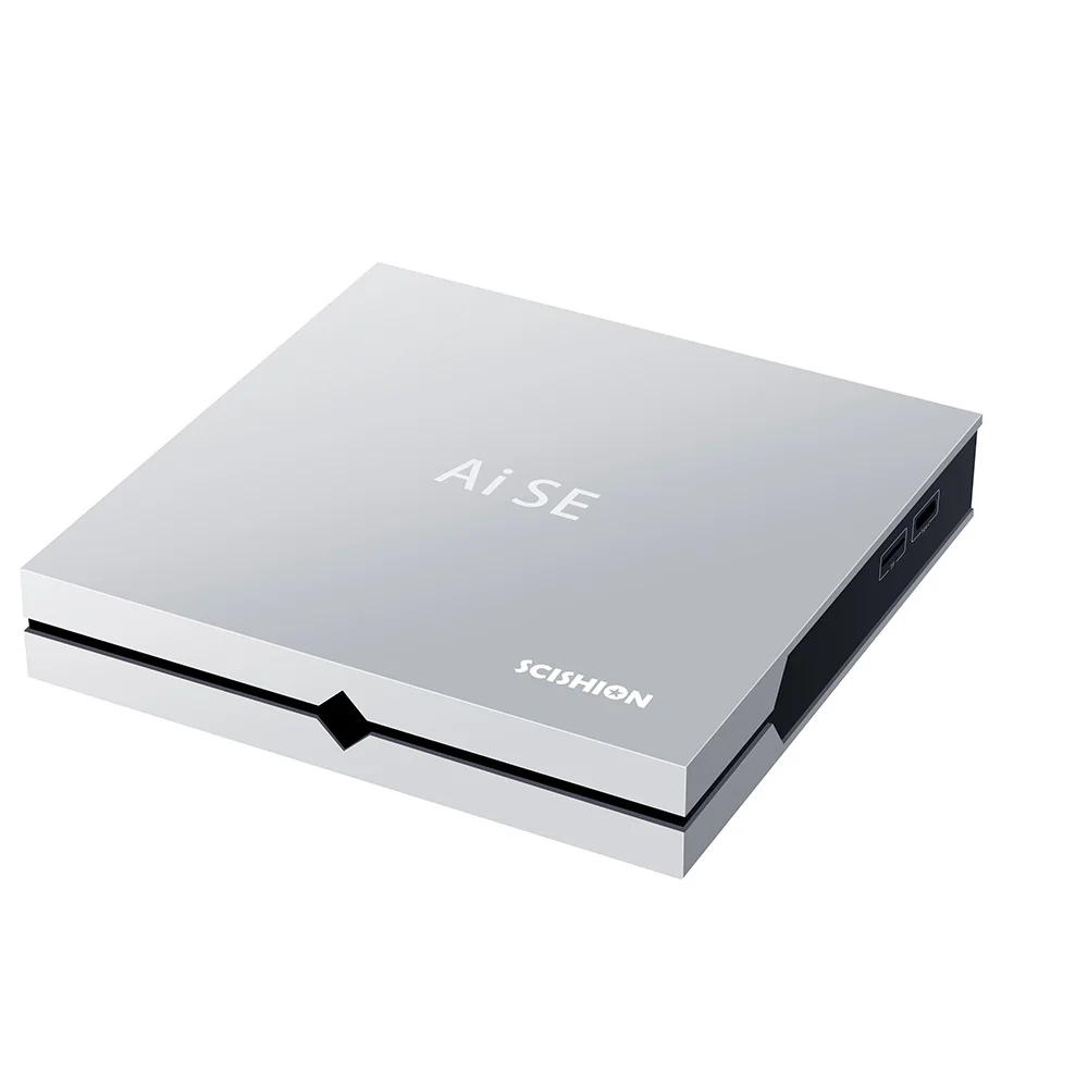 

SCISHION AI SE Android 8.1 RK3399 TV Box 4GB 64GB For GoogleTV Remote HDMI2.0 With IR remote control