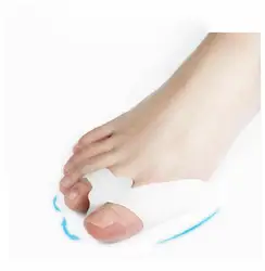 Bittb 1 пара Силиконовый гель Мягкая Toe Spacer Бурсит большого пальца стопы Корректор Toe разделения ортопедические вальгусной для ухода за