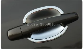 

For Peugeot 2008 ABS Chrome Car Door Handle Cup Bowl 2014 2015 2016 2017 2018