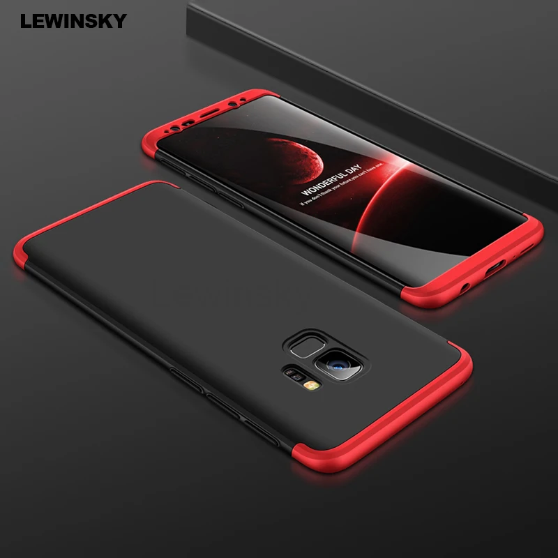 

Hard PC 360 Degree Phone Case For Samsung Galaxy A6 A8 J6 2018 s7 s6 J3 J5 J7 2017 Prime A9 Star lite 3 in 1 Protect Back Case