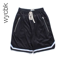 Джастин Бибер наивысшего качества черный зеленый красный синий Для мужчин Шорты хип-хоп полосатый молния шнурок пот Повседневное Шорты M-XXL