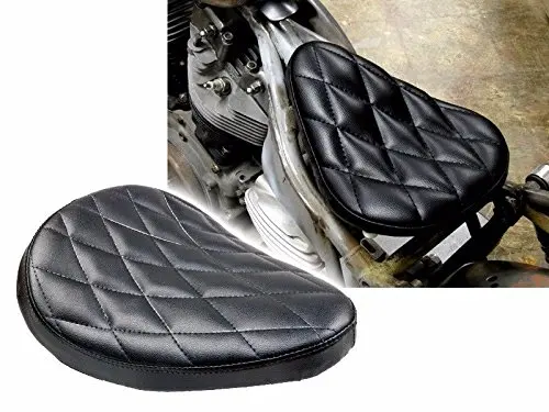 

Black Diamond Solo Driver Stitch Seat for w/ Harley Bobber Chopper Custom