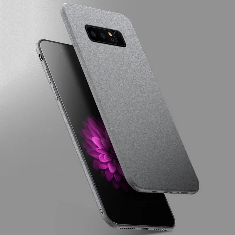 

YISHANGOU Cases For Samsung Galaxy A40 A50 A70 A30 Slim Sandstone Slim Silicone Soft Case Cover full cover phone shell caque
