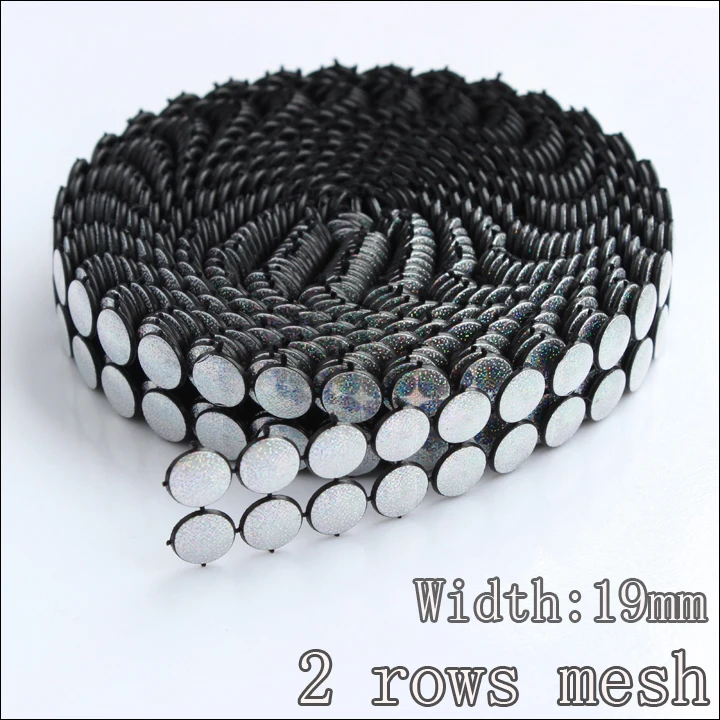 Garment DIY accessories sew on plastic mesh 5yard/lot 18mm crytsalAB