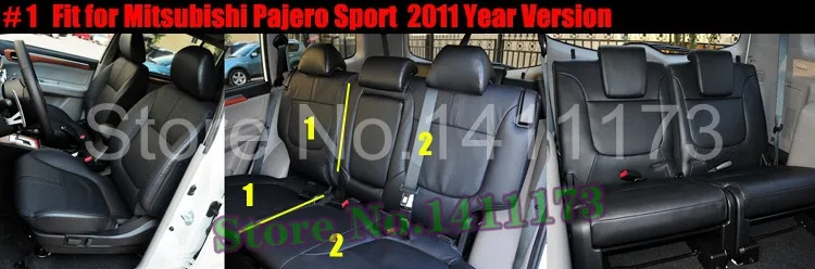 Чехлы для сидений carпортного автомобиля для mitsubishi pajero sport 2011 2013, чехлы для сидений автомобиля, набор аксессуаров, вентилируемый сетчатый чехол, защита сидений