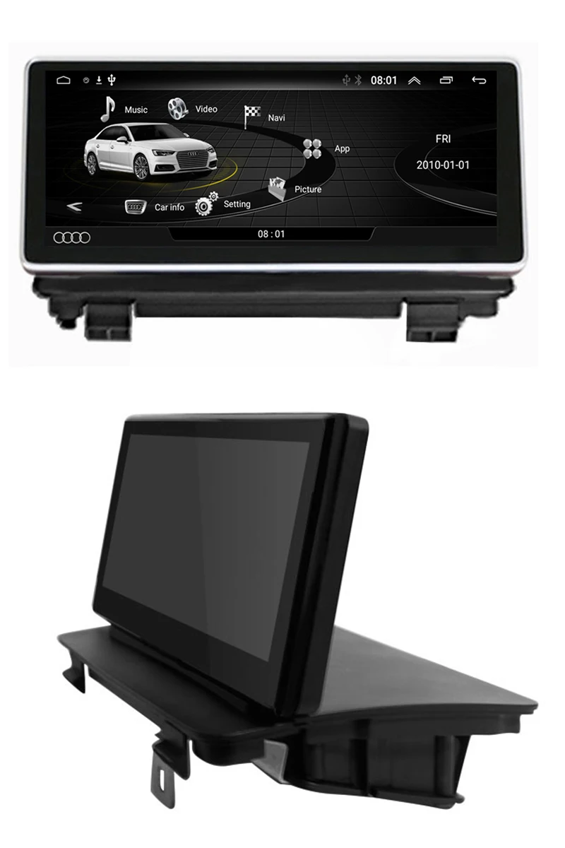 Best COIKA 8.8" Android 9.0 Car Multimedia Player For Audi Q3 2013-2018 Stereo GPS Navi WIFI Google Carplay 2+32G RAM Blue Ray IPS 10