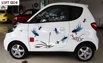 

LEFT SIDE Tailor-made HD Inkjet Engraving Car Sticker Styling Waterproof Protective Change Color Film No Colour Fading