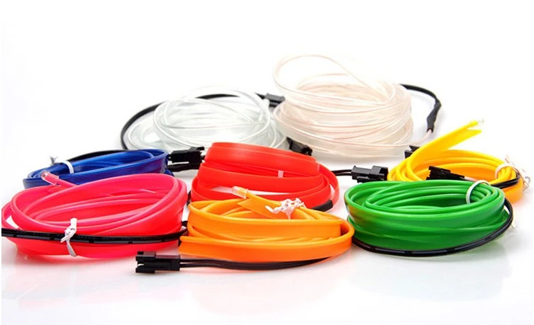 

CAR LED Cold lights Flexible Neon EL Wire For Mitsubishi asx lancer x 10 9 outlander xl pajero 4 sport carisma Car Accessories