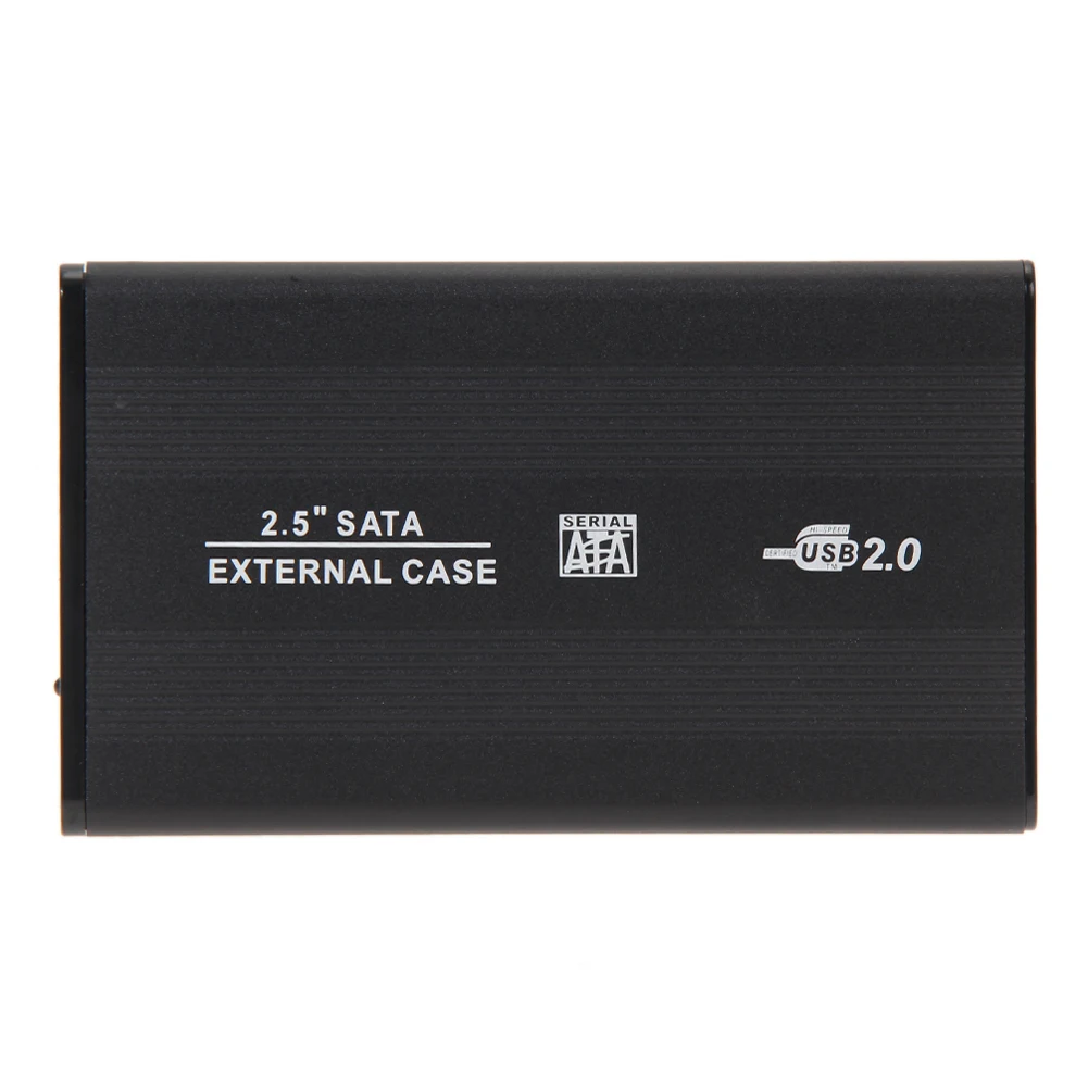 Новый USB 2.0 HDD жесткий диск мобильного Внешний корпус Box Дело 2.5 "SATA HD корпус/