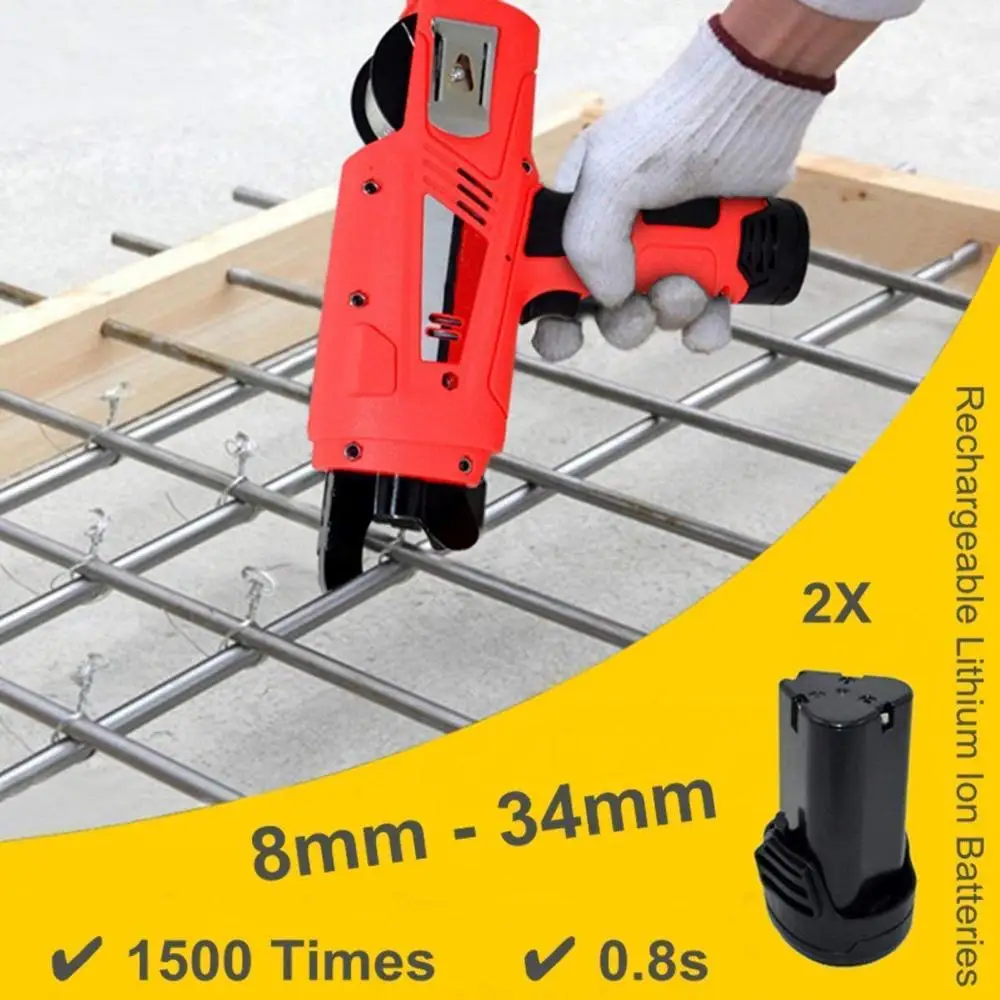 

Premium Quality Rebar Tier Tying Machine Automatic Steel Bar Rod Tying Binding Tool Handheld Electric Tying Tools 8-34mm Tying