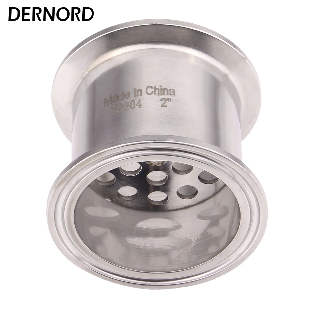 1.5 Tri Clamp Size High Pressure Sanitary Fitting with 6mm Holes DERNORD Tri Clamp Filter Plate