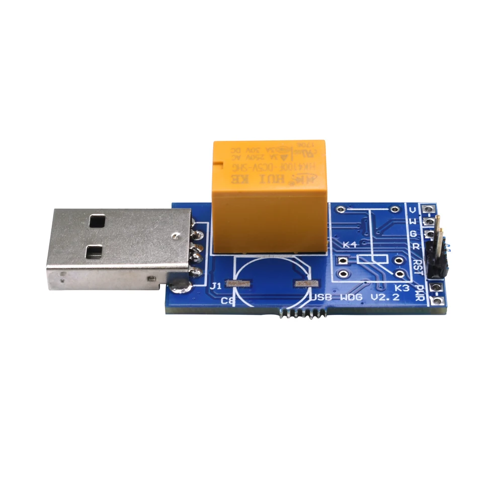 TISHRIC 10 шт. USB Watchdog Miner карта Одно реле автоматический без присмотра синий экран