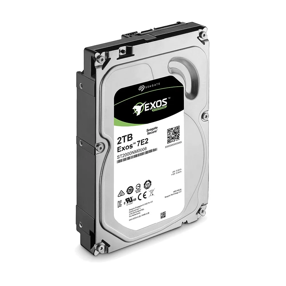  Seagate Exos 7E2 SATA 6 Gb/s 128 MB Cache 35 pulgadas HDD de 2 TB Enterprise Disco Duro ST2000NM000