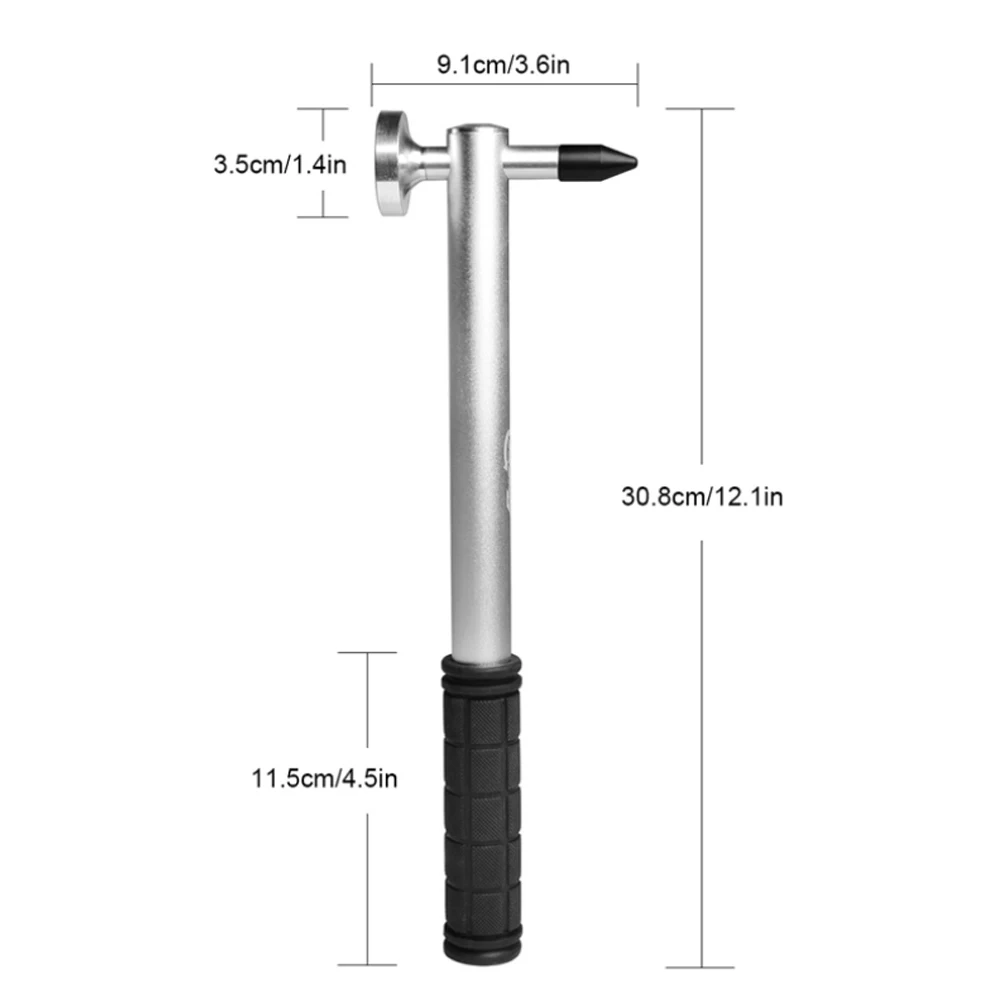 Автомобильные инструменты для тела, безболезненный вмятин, ремонт металла, нокдаун, ручка и резиновый молоток