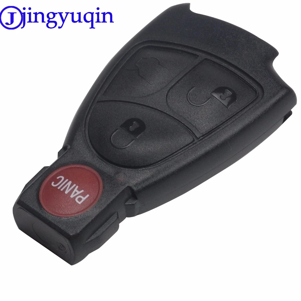 

jingyuqin 4 Buttons Car Key Case Styling Cover Shell Fob For MERCEDES BENZ E C R CL GL SL CLK SLK 3+1 Buttons Smart Key