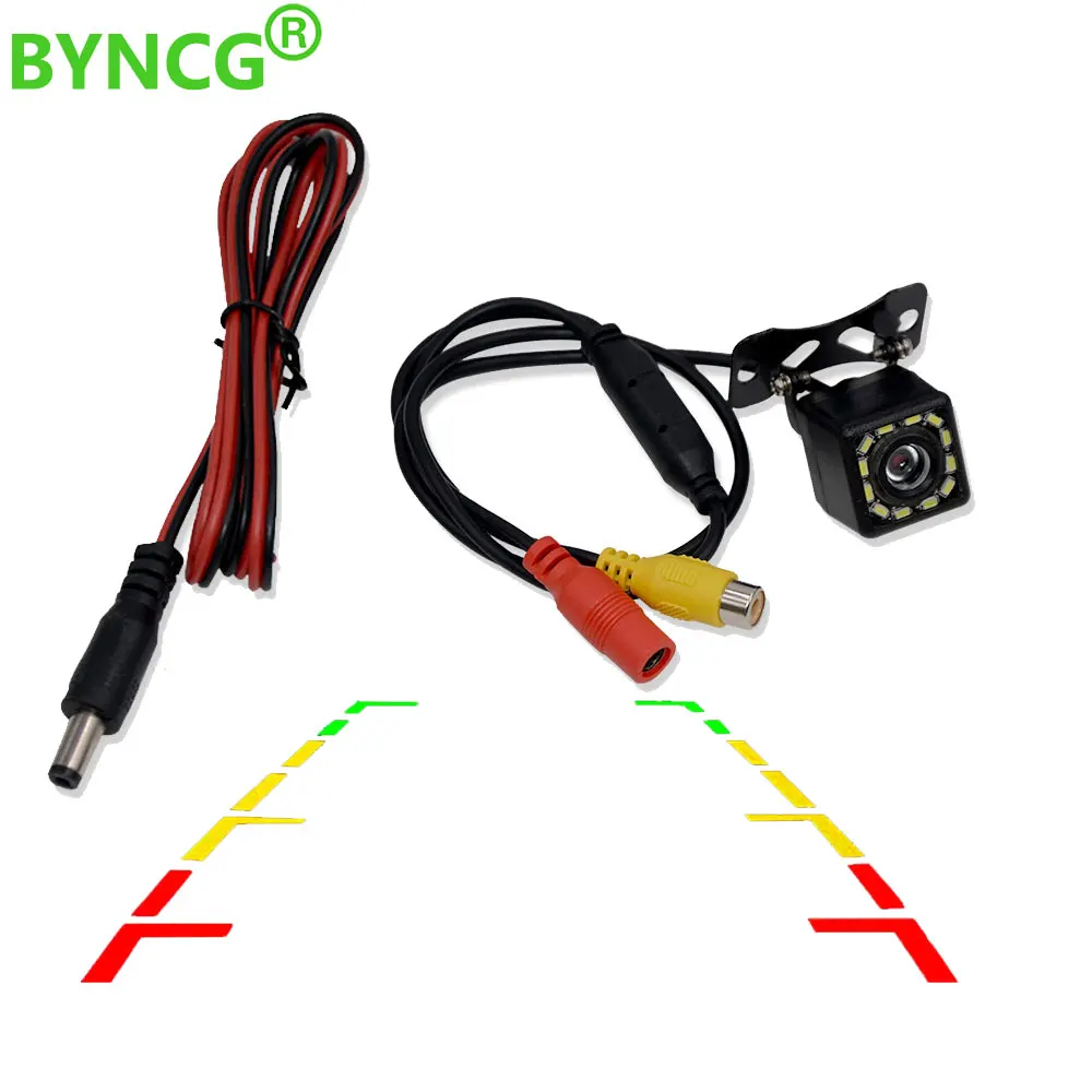 

BYNCG Rear view Camera Car Parking Assistance Color Night Version Reverse Drive CCD Camera with Wide view Angle