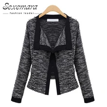 Новинка, европейский стиль, длинный рукав, куртка-бомбер, отложной воротник, повседневный вязаный кардиган, свободный, подходит ко всему, Женское пальто ZWS25