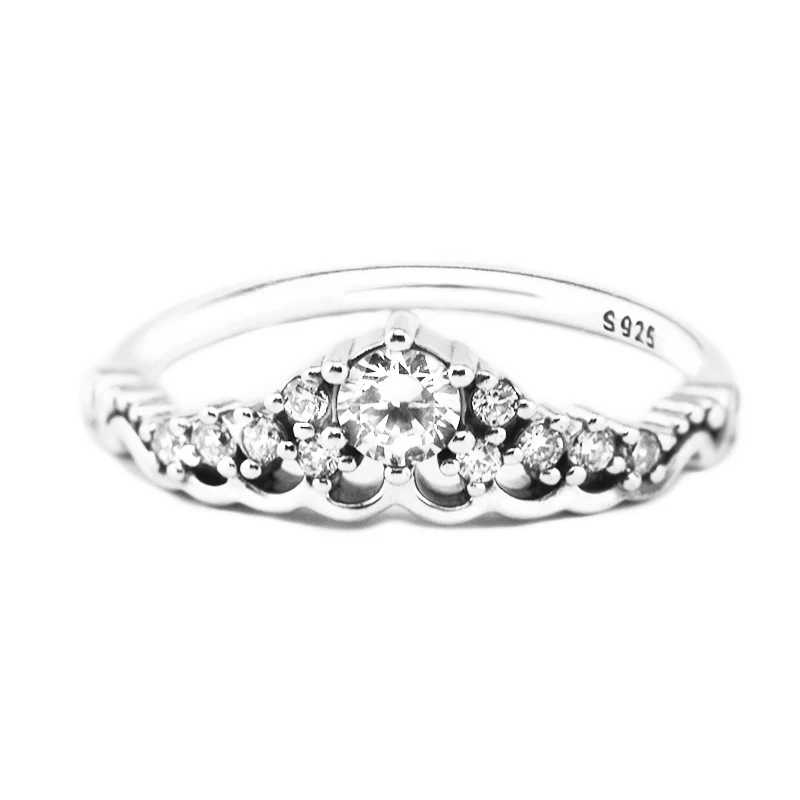 

Fairytale Tiara Ring with Clear CZ 925 Sterling Silver Jewelry Rings for Women Jewelry Making Fashion Ring Wholesale