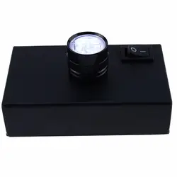 Desktop светодиодный свет для Polariscope/темнопольный Лупа 24 мм Диаметр + 3 высокого качества светодиодный освещения