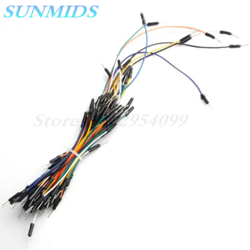 

65pcs/lot Smart Electronics Jump Wire Cable Male to Male Flexible Jumper Wires for arduino Breadboard DIY Starter Kit